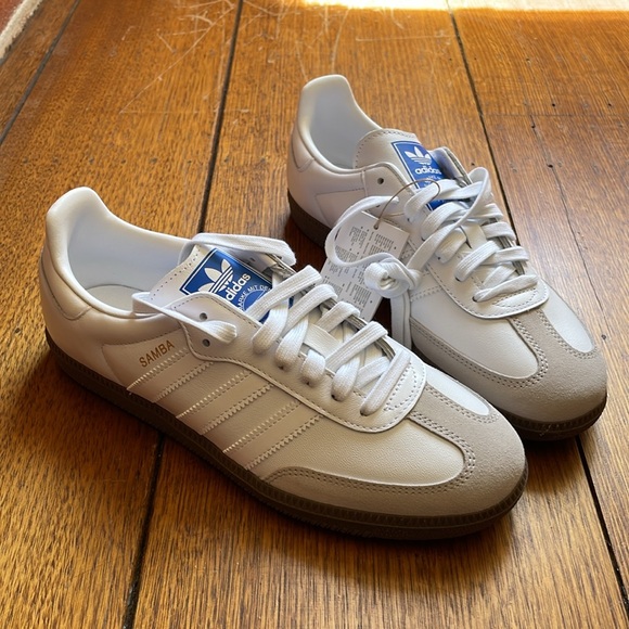 Adidas Samba OG white & gum (women’s US 8/ men’s size US 7) BRAND NEW - Picture 6 of 10